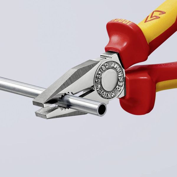 Produktbild: Knipex 03 06 180 T VDE Kombizange 180mm DIN EN 60900, DIN ISO 5746