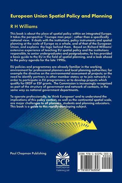 Produktbild: European Union Spatial Policy and Planning