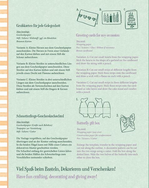 Produktbild: Geschenkpapier-Buch: Sch&ouml;ner Schenken - GartenLiebe (Bastin)