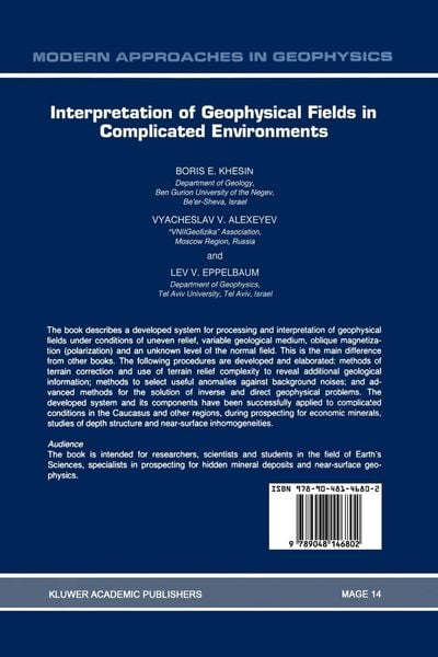 Produktbild: Interpretation of Geophysical Fields in Complicated Environments