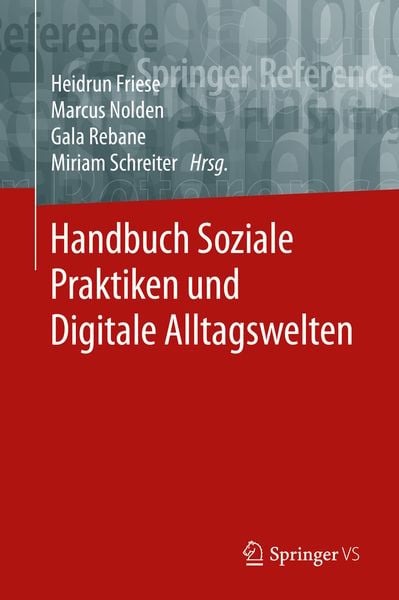 Produktbild: Handbuch Soziale Praktiken und Digitale Alltagswelten