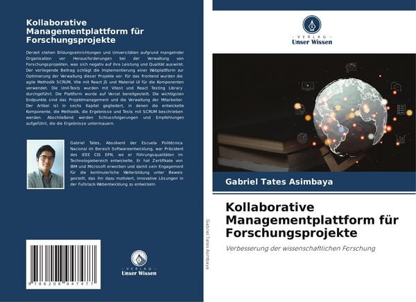 Produktbild: Kollaborative Managementplattform f&uuml;r Forschungsprojekte