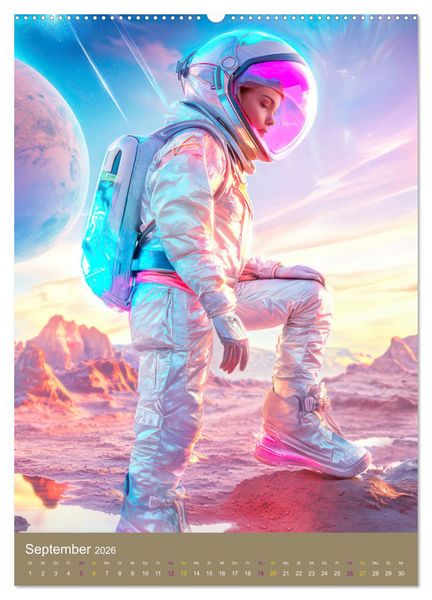 Produktbild: Science-Fiction Zukunftsvisionen (hochwertiger Premium Wandkalender 2026 DIN A2 hoch), Kunstdruck in Hochglanz