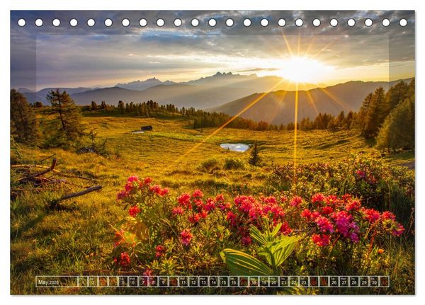 Produktbild: When the sun rises and sets (Desk Calendar 2026 DIN A5 landscape), CALVENDO 12 Month DeskCalendar