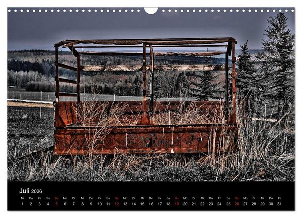 Produktbild: schwarz/wei&szlig; trifft farbe (Wandkalender 2026 DIN A3 quer), CALVENDO Monatskalender