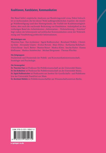 Produktbild: Koalitionen, Kandidaten, Kommunikation