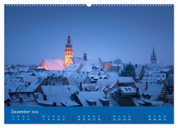 Produktbild: Durlach, das Stadtbild in 12 Impressionen (hochwertiger Premium Wandkalender 2026 DIN A2 quer), Kunstdruck in Hochglanz