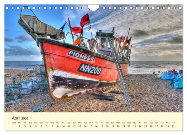 Produktbild: The Hastings Fishing Fleet (Wall Calendar 2026 DIN A4 landscape), CALVENDO 12 Month Wall Calendar