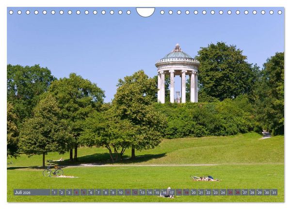 Produktbild: Weltst&auml;dtchen M&uuml;nchen (Wandkalender 2026 DIN A4 quer), CALVENDO Monatskalender