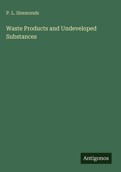 Produktbild: Waste Products and Undeveloped Substances