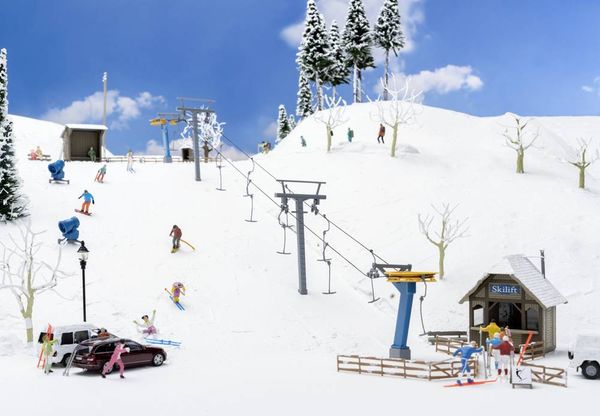 Produktbild: Faller 134003 H0 Schlepplift mit Kiosk