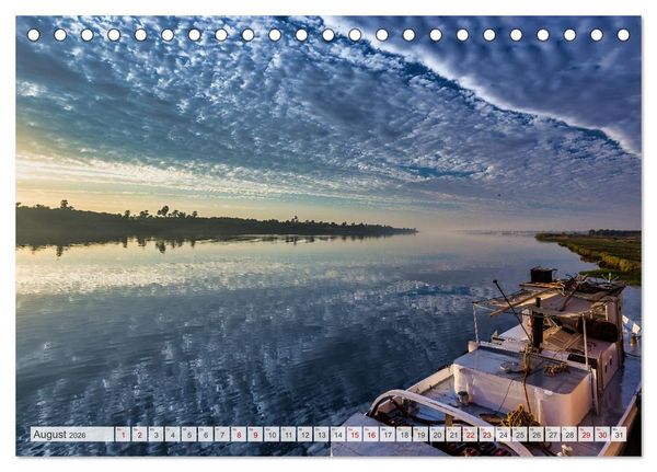 Produktbild: Stilvolles Segeln auf dem Nil mit einer Dahabeya (Tischkalender 2026 DIN A5 quer), CALVENDO Monatskalender