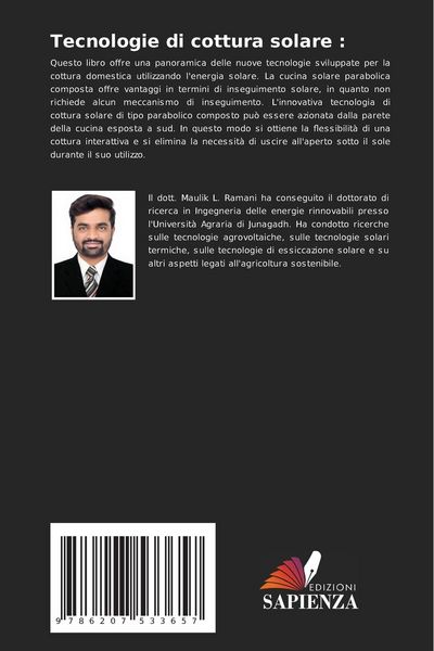 Produktbild: Tecnologie di cottura solare :