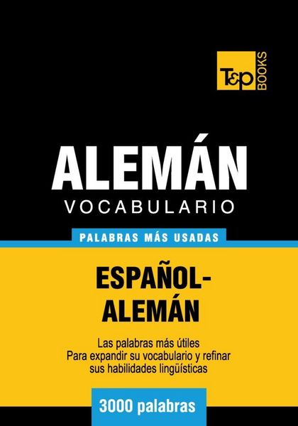 Produktbild: Vocabulario espa&ntilde;ol-alem&aacute;n - 3000 palabras m&aacute;s usadas
