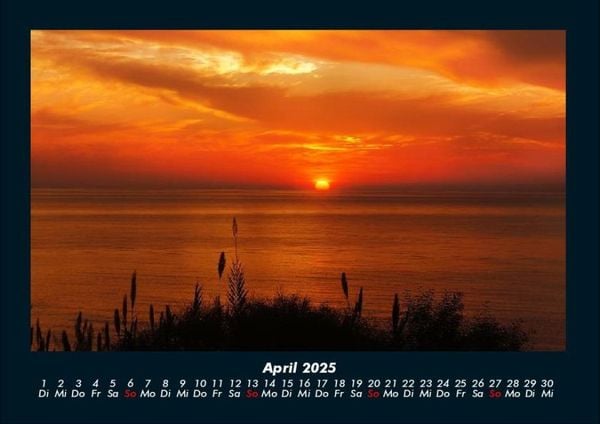 Produktbild: Sonnenunterg&auml;nge 2025 Fotokalender DIN A4