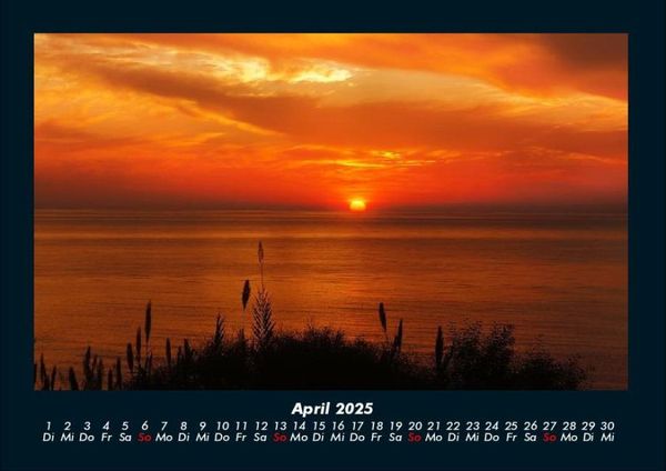 Produktbild: Sonnenunterg&auml;nge 2025 Fotokalender DIN A4