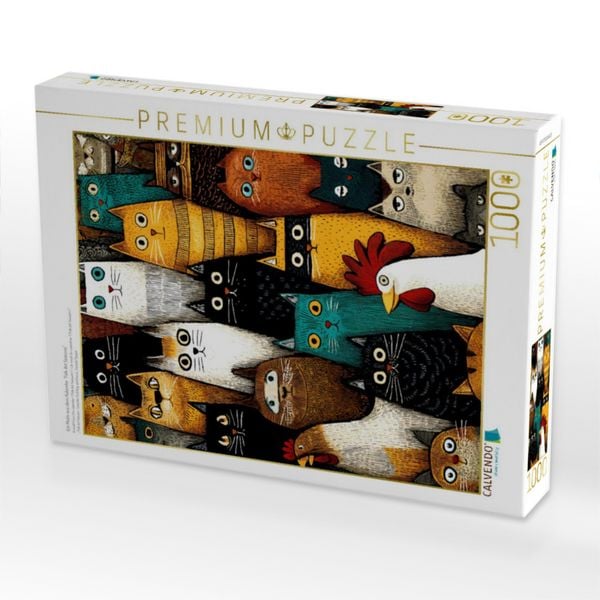 Produktbild: CALVENDO Puzzle Ein Motiv aus dem Kalender "Folk Art Seasons" | 1000 Teile Lege-Gr&ouml;&szlig;e 64x48cm Foto-Puzzle f&uuml;r gl&uuml;ckliche Stunden