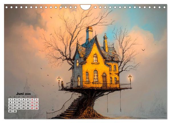 Produktbild: Ein Zuhause ist kein Winkelma&szlig;, sondern ein Gef&uuml;hl (Wandkalender 2026 DIN A4 quer), CALVENDO Monatskalender