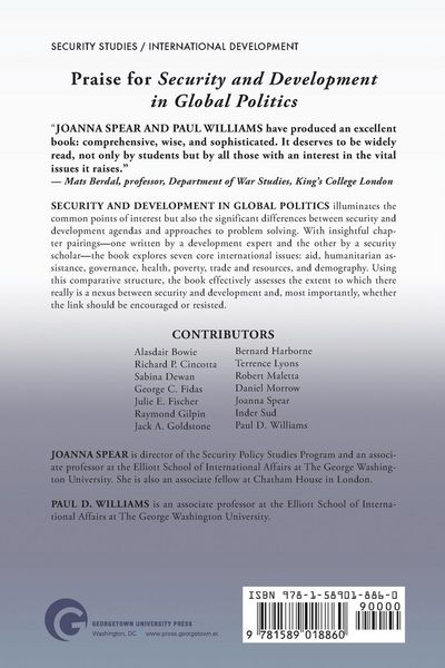 Produktbild: Security and Development in Global Politics