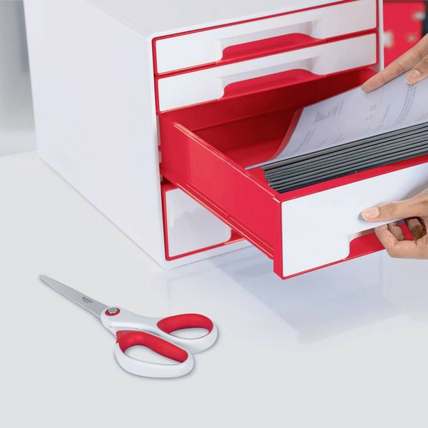 Produktbild: Leitz 53192026 Universalschere Linksh&auml;nder, Rechtsh&auml;nder 205mm Rot