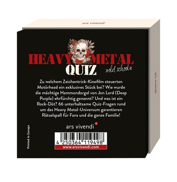 Produktbild: Heavy Metal-Quiz  (Neuauflage)