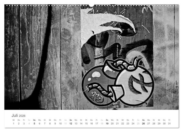 Produktbild: BARCELONA [black/white] (hochwertiger Premium Wandkalender 2026 DIN A2 quer), Kunstdruck in Hochglanz