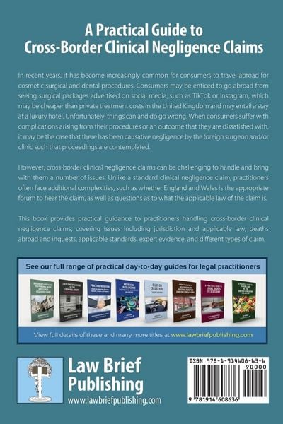 Produktbild: A Practical Guide to Cross-Border Clinical Negligence Claims
