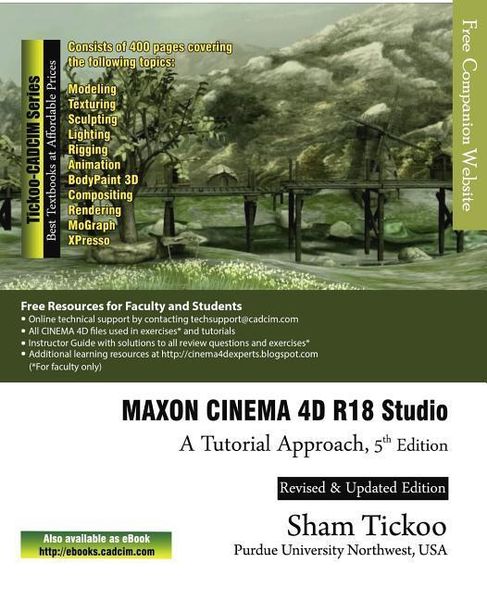 Produktbild: MAXON CINEMA 4D R18 Studio: A Tutorial Approach