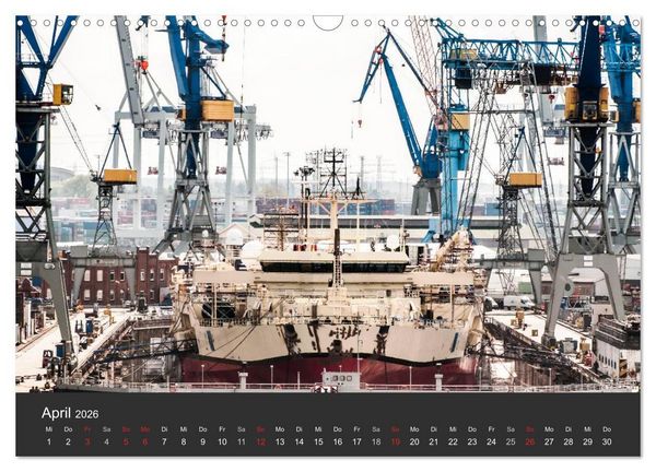 Produktbild: Hamburger Stadtansichten (Wandkalender 2026 DIN A3 quer), CALVENDO Monatskalender