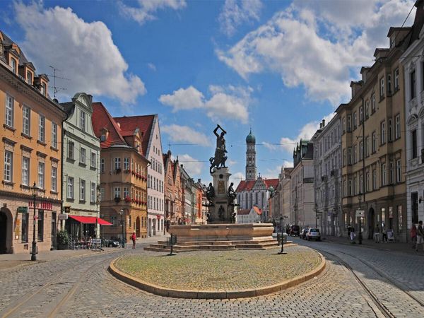 Produktbild: CALVENDO Puzzle Herkulesbrunnen, Augsburg | 1000 Teile Lege-Gr&ouml;&szlig;e 64x48cm Foto-Puzzle f&uuml;r gl&uuml;ckliche Stunden