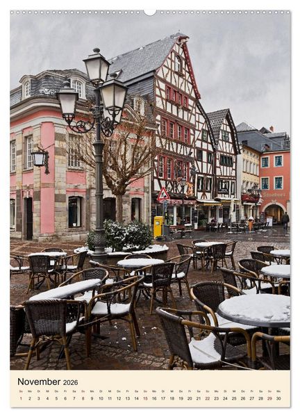 Produktbild: AHRWEILER - ALTSTADTIMPRESSIONEN (Wandkalender 2026 DIN A2 hoch), CALVENDO Monatskalender