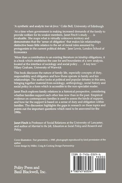 Produktbild: Family Obligations and Social Change