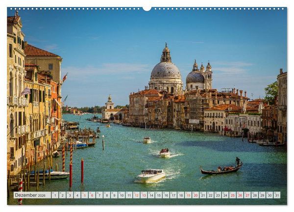 Produktbild: Wundervolles Venedig (hochwertiger Premium Wandkalender 2026 DIN A2 quer), Kunstdruck in Hochglanz