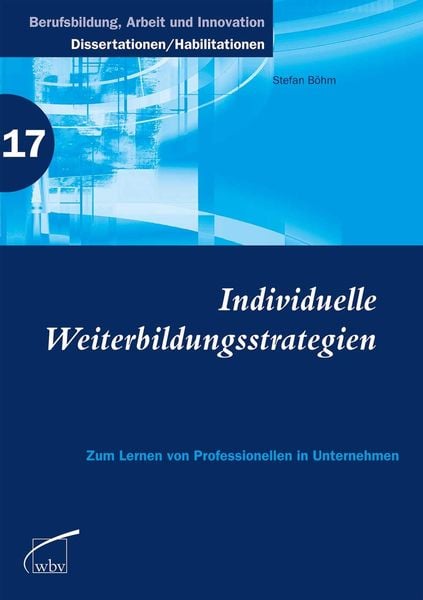 Produktbild: Individuelle Weiterbildungsstrategien