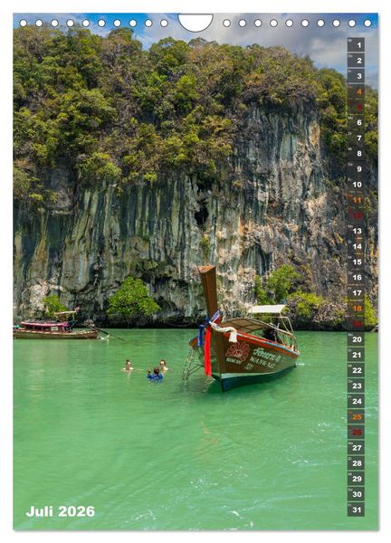 Produktbild: Thailand - Perle Asiens (Wandkalender 2026 DIN A4 hoch), CALVENDO Monatskalender
