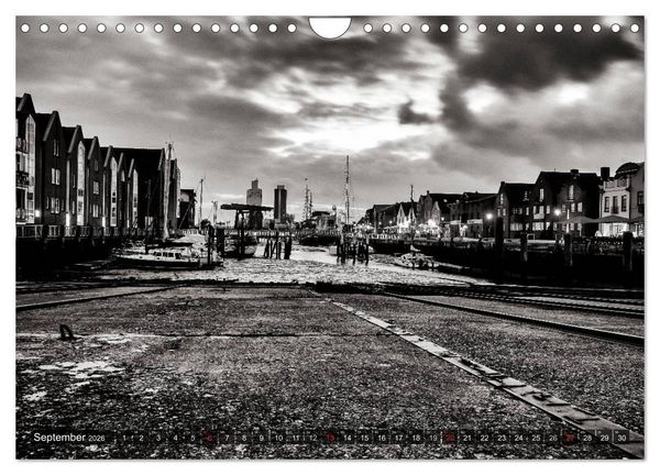 Produktbild: Ein Blick auf Husum (Wandkalender 2026 DIN A4 quer), CALVENDO Monatskalender