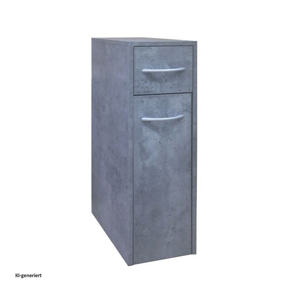 Produktbild: HTI-Living Mehrzweckschrank schmal Thekla Beton Mehrzweckschrank schmal Thekla Beton