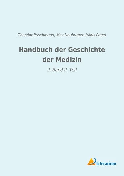 Produktbild: Handbuch der Geschichte der Medizin