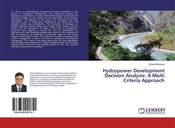 Produktbild: Hydropower Development Decision Analysis: A Multi Criteria Approach