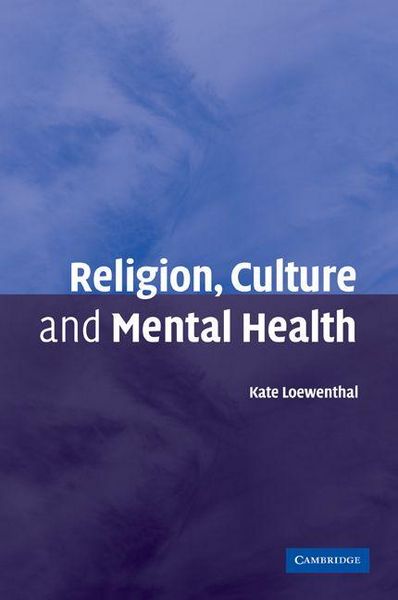 Produktbild: Religion, Culture and Mental Health