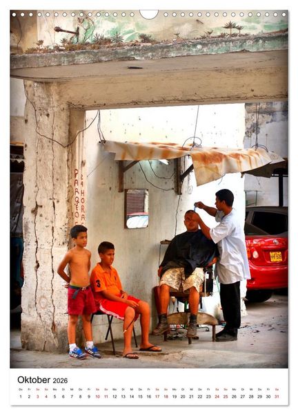 Produktbild: Cuba Coiffeur - Frisch frisiert in Havanna (Wandkalender 2026 DIN A3 hoch), CALVENDO Monatskalender