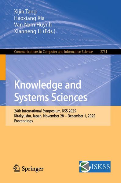Produktbild: Knowledge and Systems Sciences