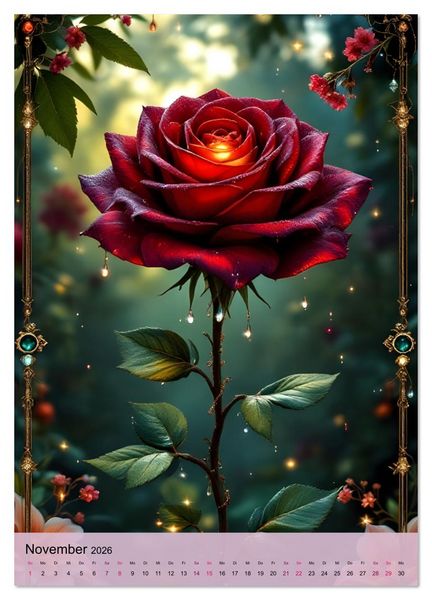 Produktbild: Zauber der Rosen (Wandkalender 2026 DIN A4 hoch), CALVENDO Monatskalender