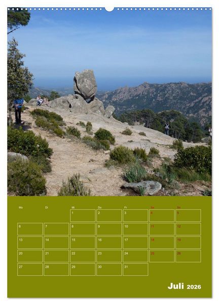 Produktbild: Fabelhaftes Korsika - Trauminsel im Mittelmeer (Wandkalender 2026 DIN A2 hoch), CALVENDO Monatskalender