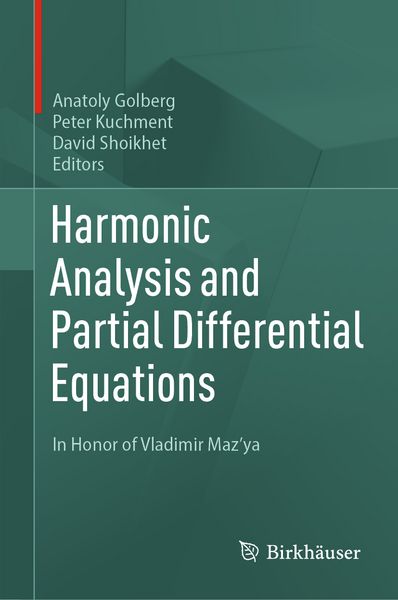 Produktbild: Harmonic Analysis and Partial Differential Equations