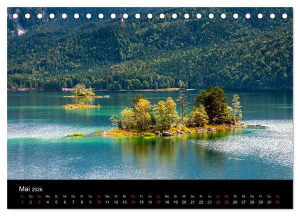 Produktbild: Traumlandschaft Werdenfelser Land - Teil II (Tischkalender 2026 DIN A5 quer), CALVENDO Monatskalender