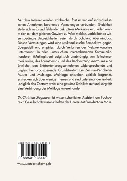 Produktbild: Grenzen virtueller Gemeinschaft