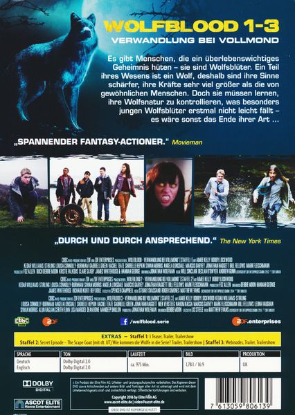 Produktbild: Wolfblood - Verwandlung bei Vollmond - Staffel 1-3 [9 DVDs]