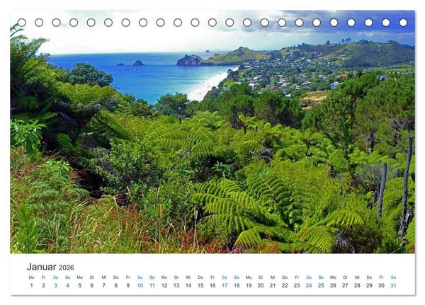 Produktbild: Vielfalt Neuseeland (Tischkalender 2026 DIN A5 quer), CALVENDO Monatskalender