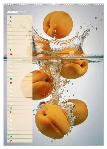 Produktbild: Erfrischendes Obst (Wandkalender 2027 DIN A2 hoch), CALVENDO Monatskalender